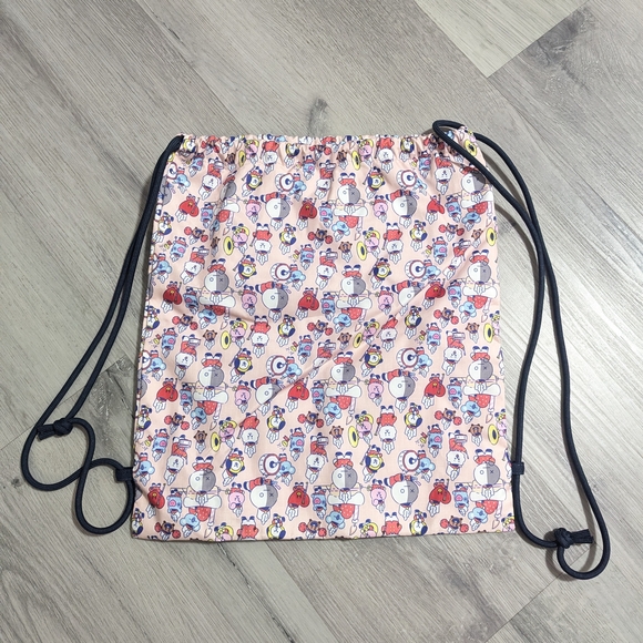 Kids Cartoon Print Drawstring Backpack - Picture 2 of 6